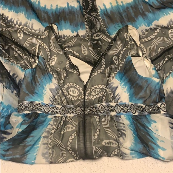 Whimsical blue goddess maxi - Picture 6 of 8